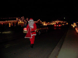 Santa at Christmas Tree Lane
