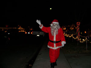 Santa at Christmas Tree Lane